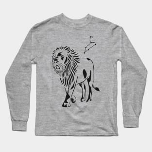 Lion zodiac sign Long Sleeve T-Shirt